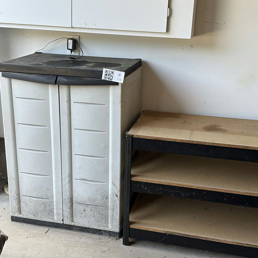 Three-Tier Storage Shelf & Plastic Storage Unit - image 1 of 10