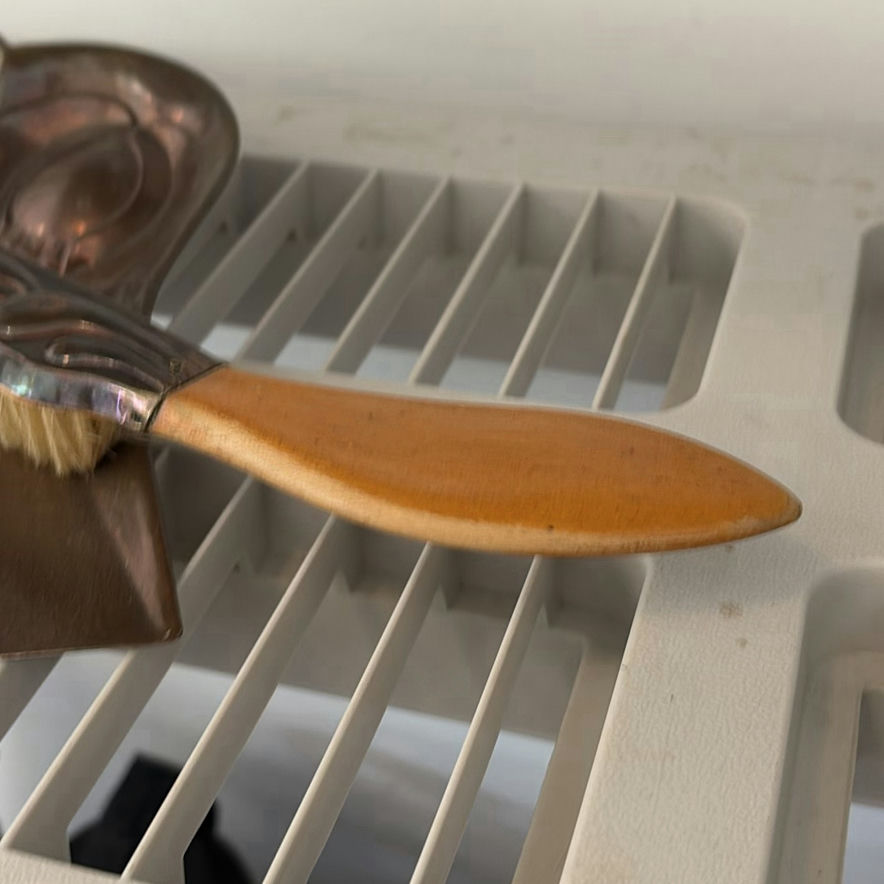 Antique Copper Crumb Tray and Brush Set - image 8 of 12
