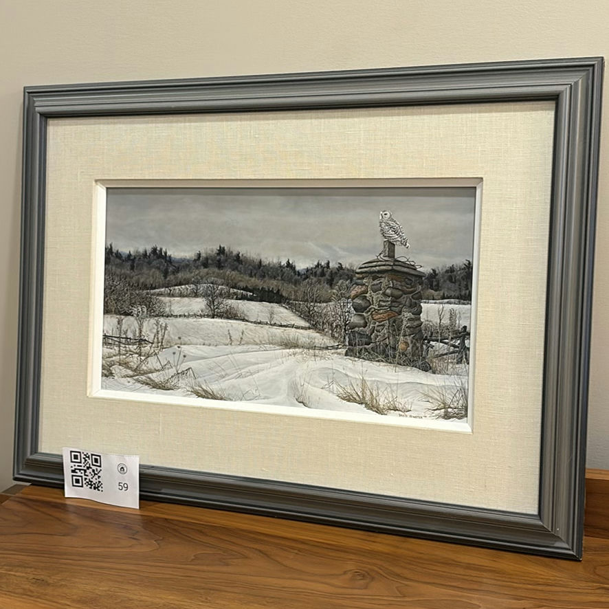 ORIGINAL ART Winter Landscape by David Fewster - image 9 of 10