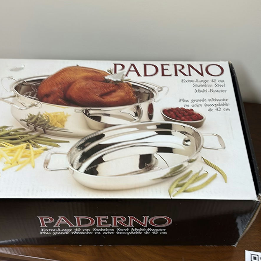 Paderno Roasting Pan with Rack and Stainless Steel Multi-Roaster - image 9 of 10