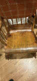 Vintage Wooden Rocking Chair - thumbnail 2 of 14