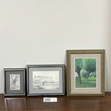 Three Framed Landscape and Tree Art Prints - thumbnail 1 of 13