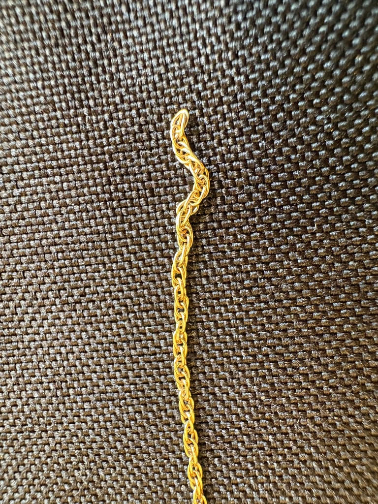 10K Gold Necklaces, Bracelet, and Hoop Earrings - image 10 of 14