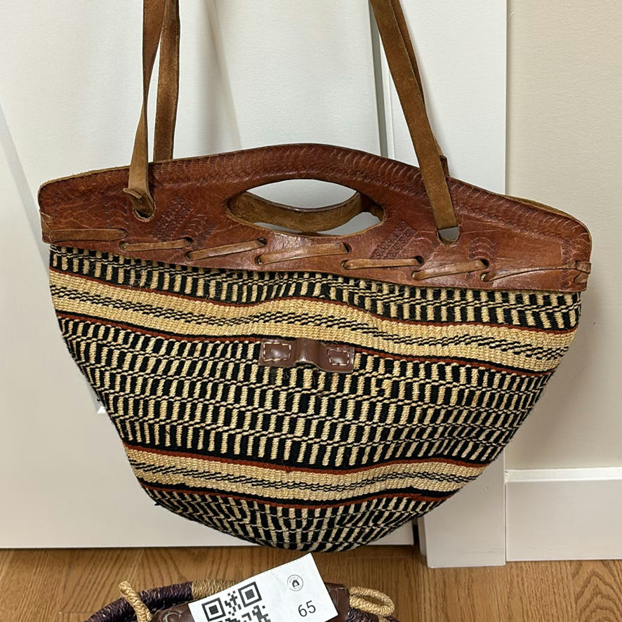 Woven Tote Bag and Basket - image 2 of 11