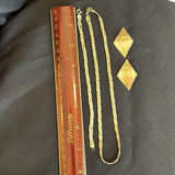 Tri-Coloured 10K Gold Jewelry Set - thumbnail 4 of 11