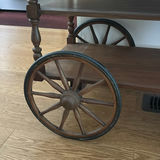 Wooden Drop-Leaf Tea Cart - thumbnail 2 of 11