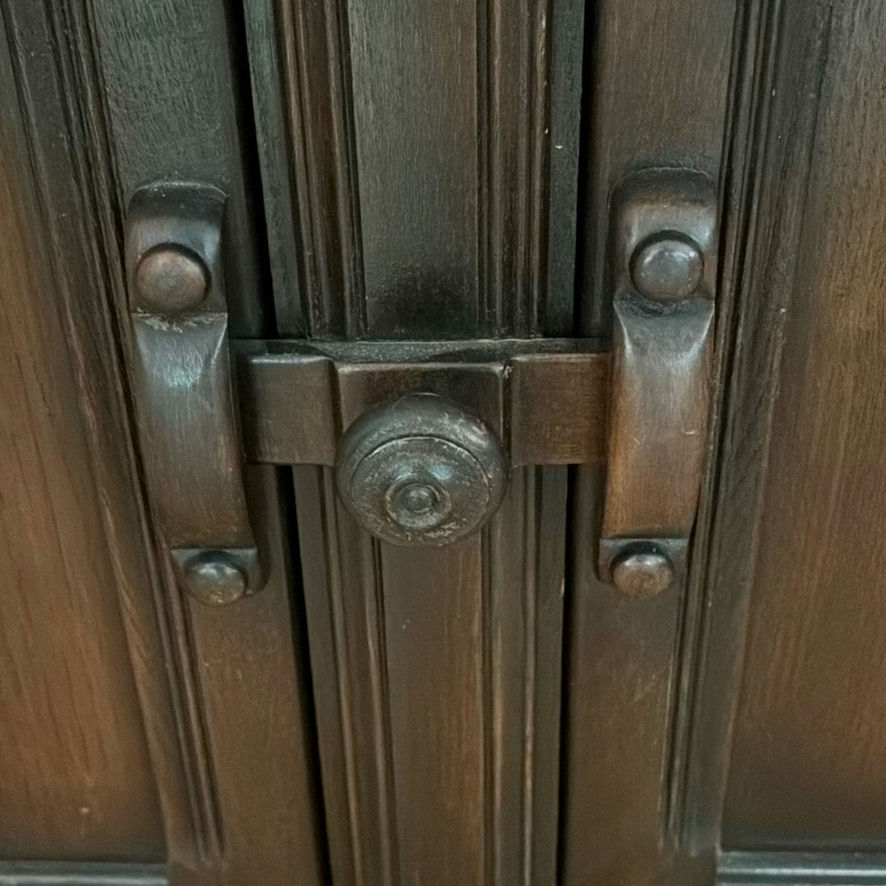 Dark Wood Cabinet Hutch - image 9 of 16