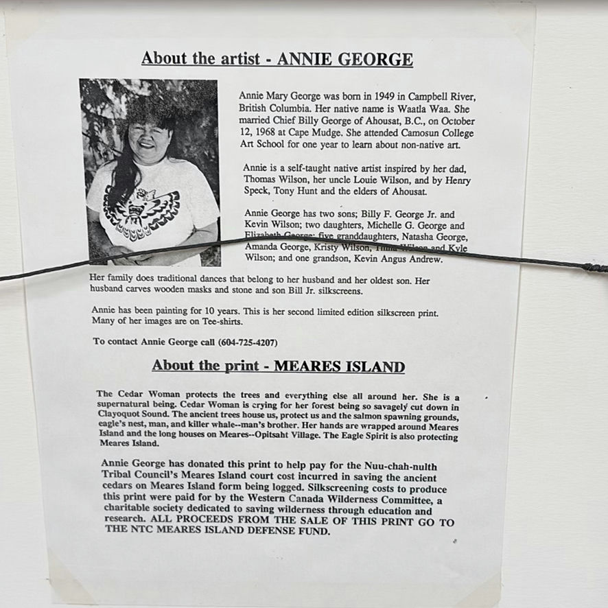 Framed LE Print by Annie George "MEARES ISLAND" - image 7 of 9