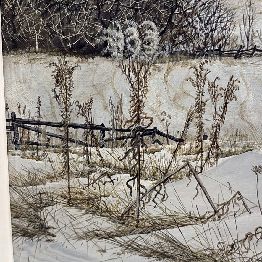 ORIGINAL ART Winter Landscape by David Fewster - image 6 of 10