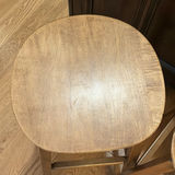 Set of Three Wooden Bar Stools - thumbnail 2 of 9