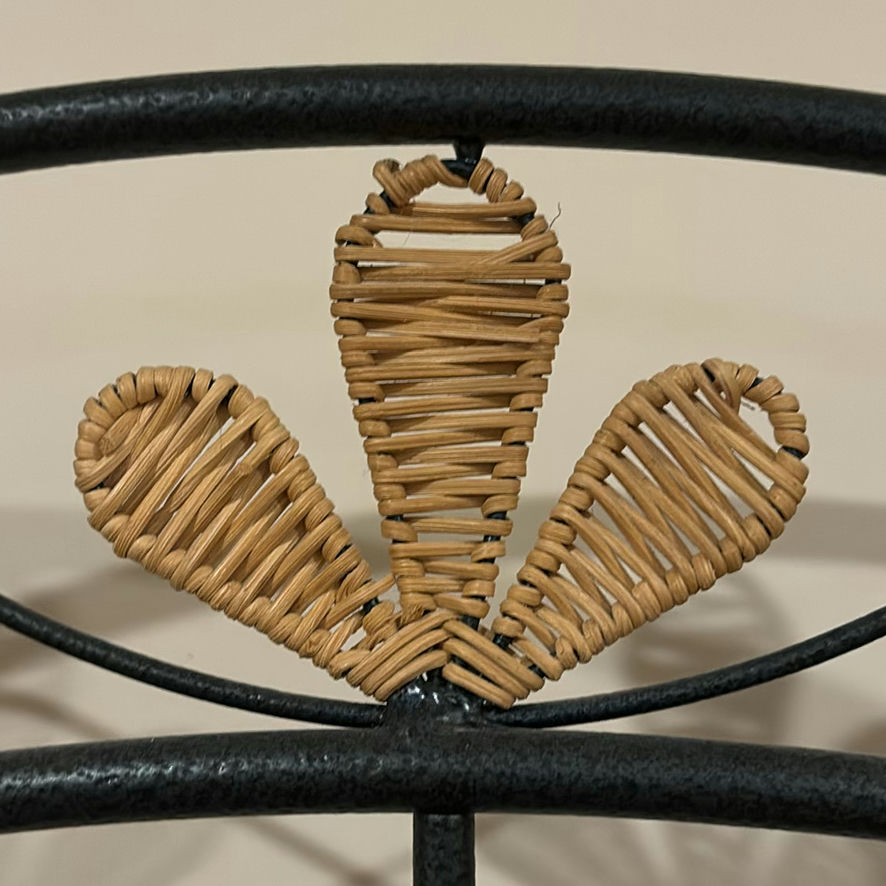 Wicker Leaf Baker's Rack - image 3 of 9