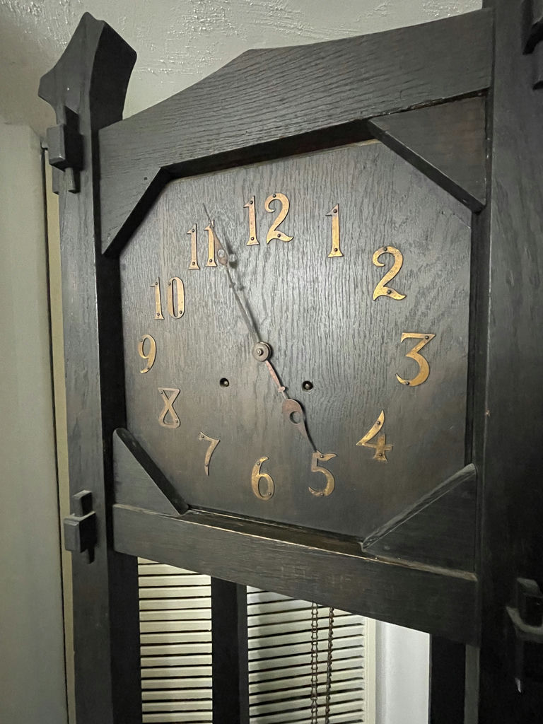 Wooden Grandfather Clock - image 2 of 4