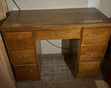 Wooden Desk with Drawers - thumbnail 1 of 4