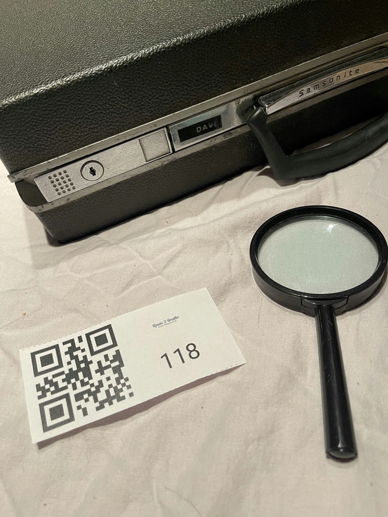 Samsonite Briefcase, Storage Box, Magnifying Glass, Newspaper, and Tall Shelf - image 2 of 10