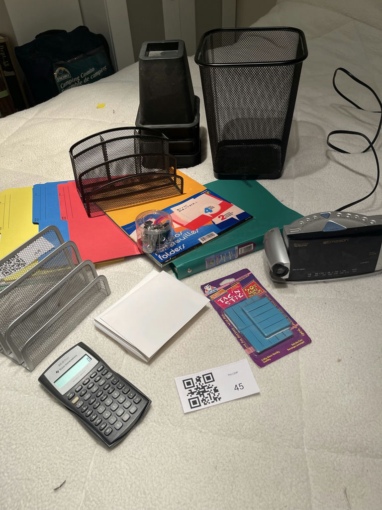 Office Supplies and Desk Organizers with Calculator and Binder - image 1 of 6