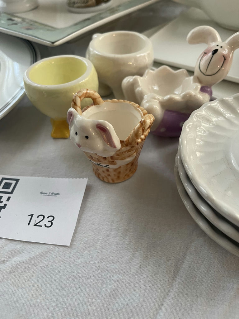 Assorted Ceramic Serving Dishes, Plates, and Decorative Bowls - image 3 of 13