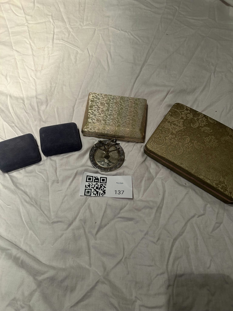 Assorted Jewelry, Watches, Ring Holder, and Sewing Machine Attachment Case - image 1 of 10