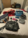 Assorted Handbags, Tote Bags, and Small Pouches - thumbnail 1 of 6