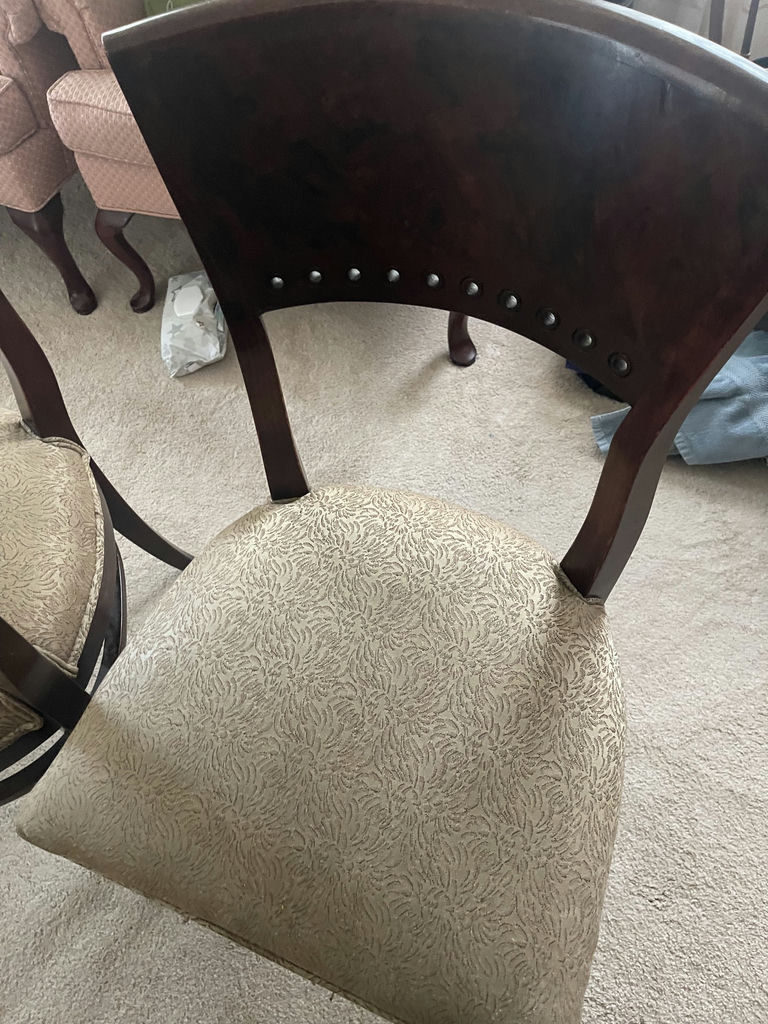 Set of Two Wooden Dining Chairs - image 6 of 7