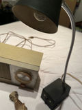 Vintage - Radio, Lamps, Red Glass Exit Sign, Glass Dishes, and Metal Tool - thumbnail 6 of 9