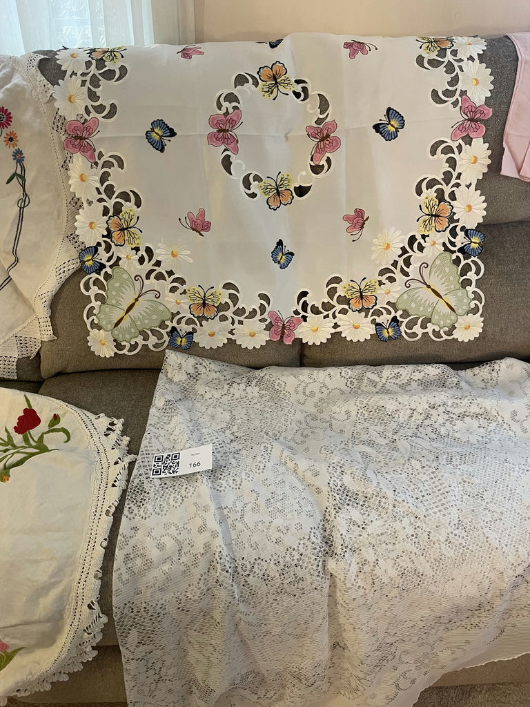 Assorted Lace and Embroidered Table Linens - image 1 of 9