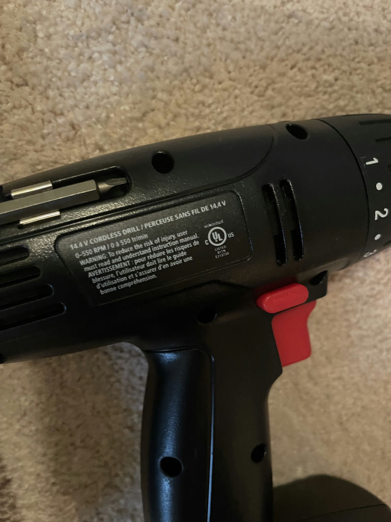 JobMate 14.4V Cordless Drill with Case and Manual - image 2 of 4