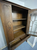 Wood Display Cabinet with Glass Door - thumbnail 2 of 5