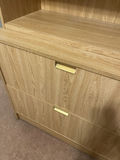 Woodgrain Storage Cabinet and Bookshelf with File Drawers - thumbnail 3 of 6