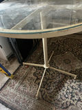 Outdoor Metal Chair and Round Glass Table - thumbnail 4 of 8