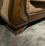 Brown Loveseat and Armchair - thumbnail 6 of 9