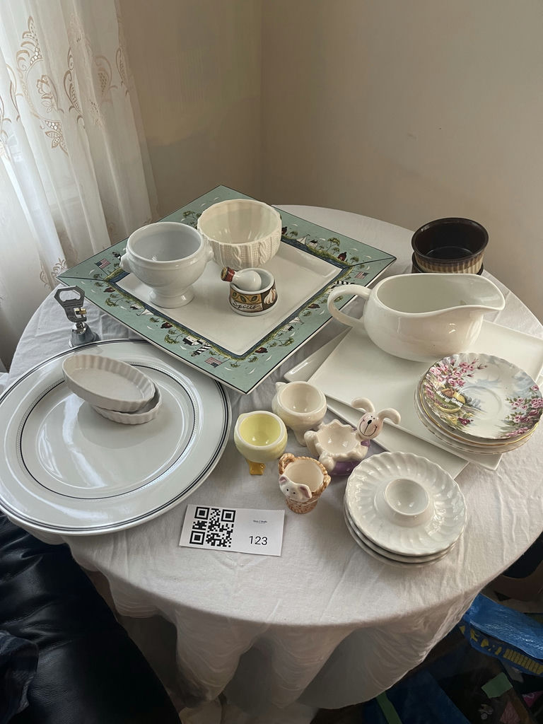 Assorted Ceramic Serving Dishes, Plates, and Decorative Bowls - image 1 of 13
