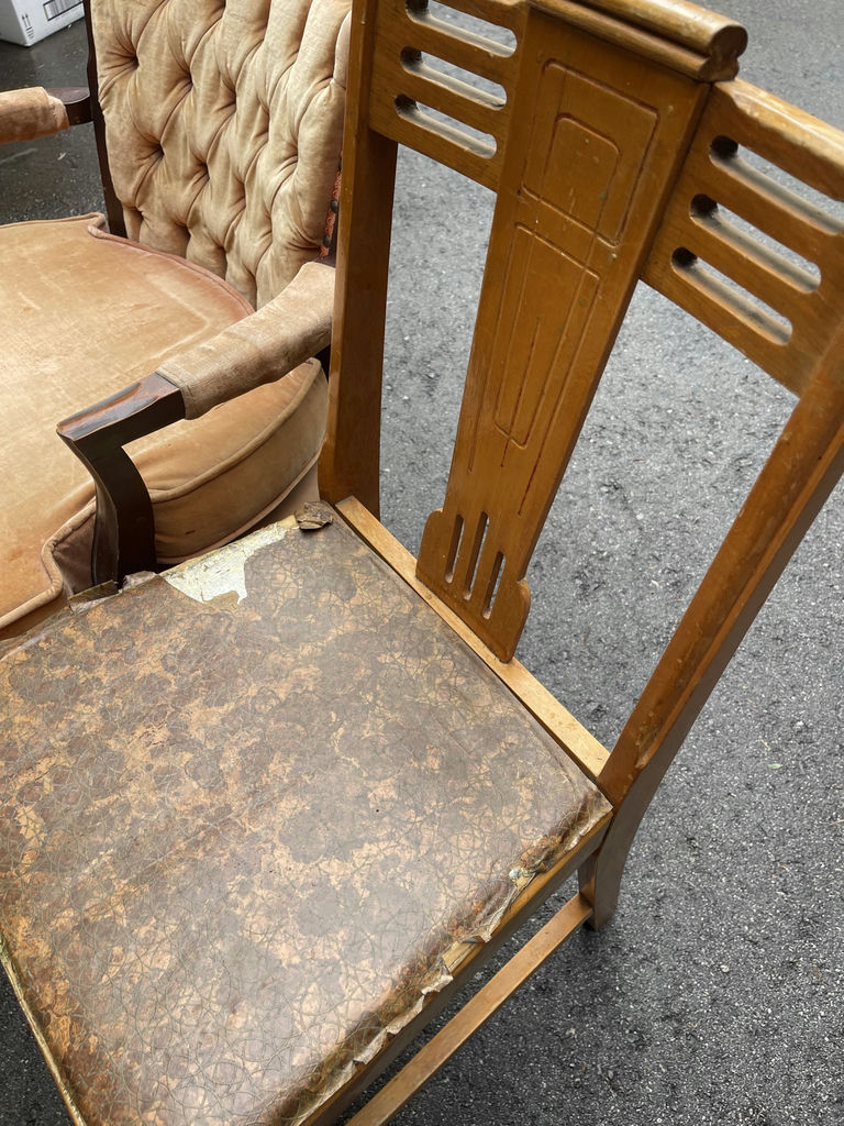 Four Assorted Wooden Dining Chairs - image 6 of 10
