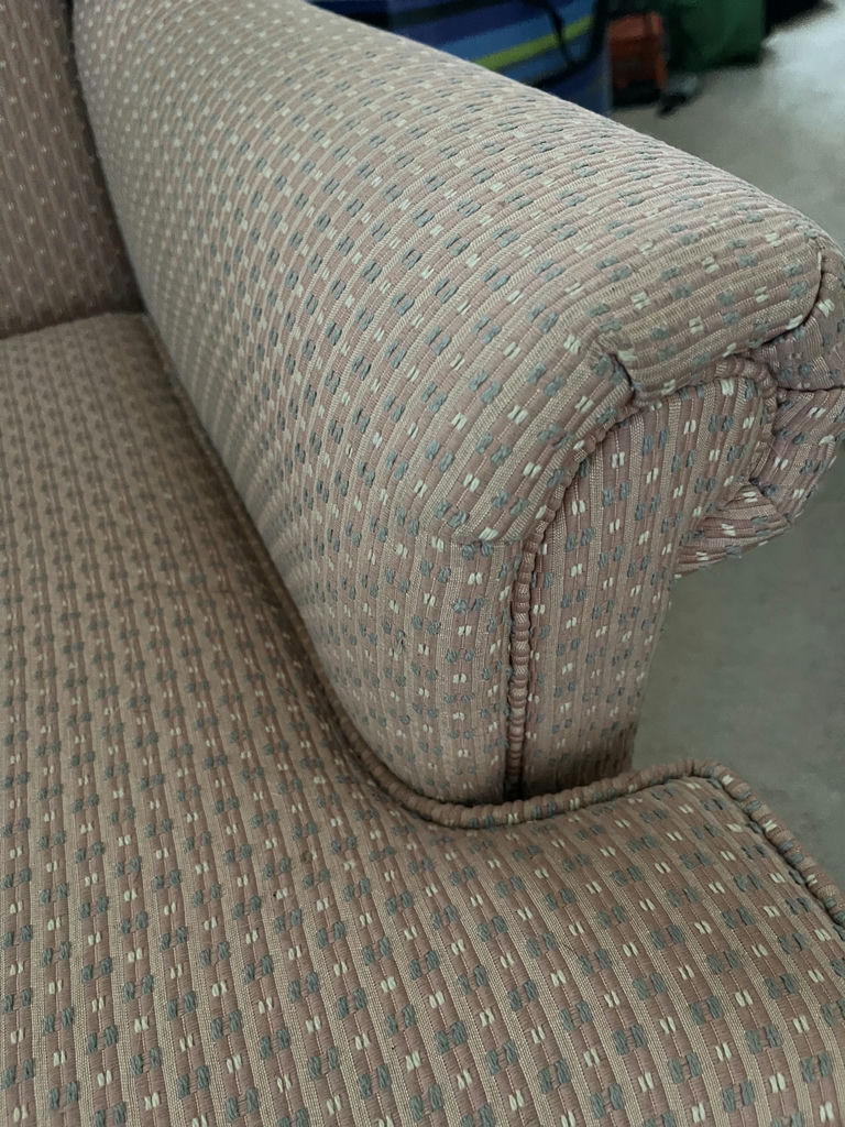 Set Of 2 - Pink Upholstered Wingback Chairs - image 6 of 7