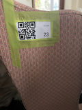 Set Of 2 - Pink Upholstered Wingback Chairs - thumbnail 3 of 7