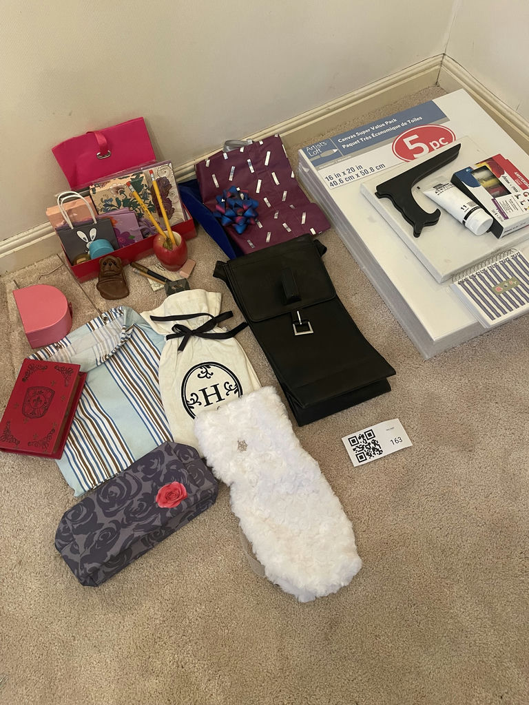 Mixed Craft Supplies and Assorted Bags - image 1 of 11