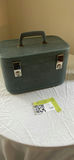 Vintage Blue Case with Mirror and Inside Tray - thumbnail 5 of 6