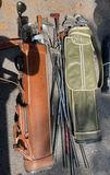 Vintage Assorted Golf Clubs with Two Golf Bags - thumbnail 1 of 5
