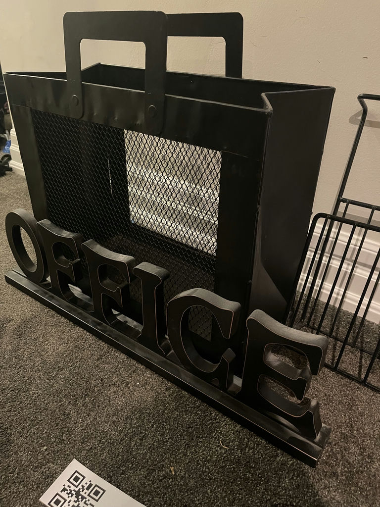 Home Decor Items Including Magazine Holder, Rack, Vase, Ceramic Boots, and Kit-Cat Clock - image 7 of 9