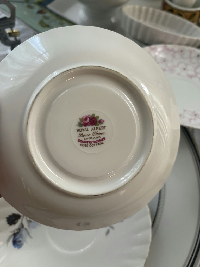 Assorted Ceramic Serving Dishes, Plates, and Decorative Bowls - image 10 of 13