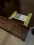Wood Dresser with Mirror- 6 Drawer With Two Hidden Top Drawers - thumbnail 7 of 7