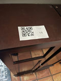Pair of Dark Wood Storage Cabinets - thumbnail 2 of 5