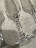 Glass Vase, Basket Dish, and Four Stemmed Glasses - thumbnail 5 of 5
