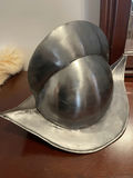 Decor Helmet And Carved Decorative Wooden Horse Figurine - thumbnail 8 of 9