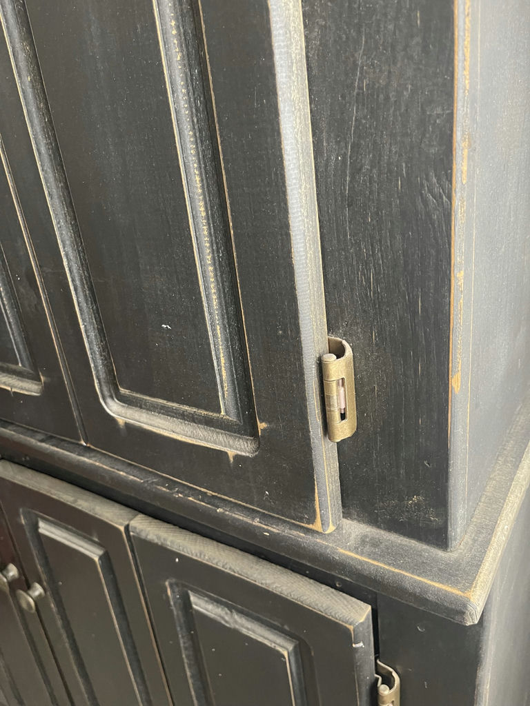 Black Wooden Storage Cabinet - image 4 of 7