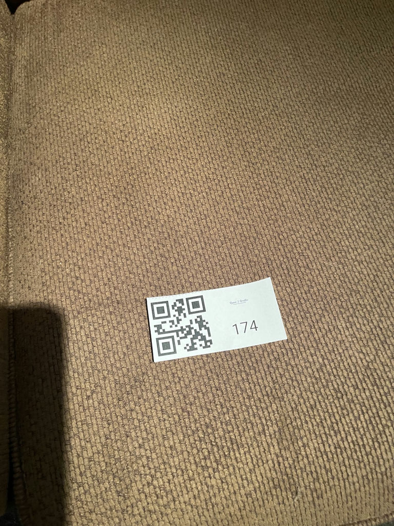 Brown Loveseat and Armchair - image 3 of 9