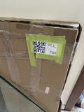 NEW Glass Triangle Table Top with Boxed VILA LINDVED Base/Stand -Black - thumbnail 2 of 5