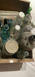 Vintage Assorted Glass Bottles and Jars in Wooden Crate - thumbnail 8 of 8