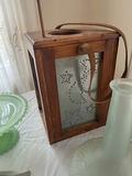 Assorted Decorative Glassware and Wooden Lantern - thumbnail 3 of 9