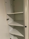 White Storage Cabinet With Shelves and Drawers - thumbnail 4 of 5