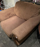 Brown Loveseat and Armchair - thumbnail 8 of 9